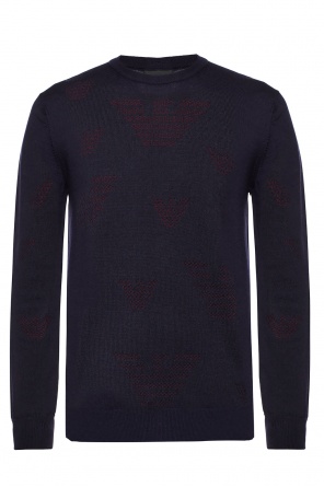 Sweater with embroidered logo, zdjęcie 1 Sweater with embroidered logo od Emporio Armani